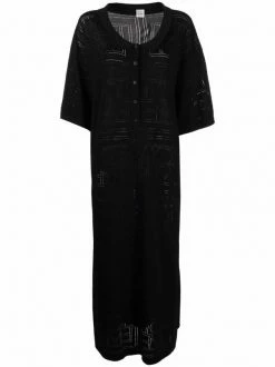 Deals 👏 ( New Season ) Monogram Pointelle 👗 Dress By Totême 🤩