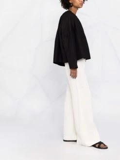 Best reviews of 🎉 ( New Season ) Ruched Boat Neck Blouse By Totême 🧨 -Totême sale2022 18031543 38261800 600