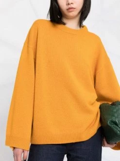 Deals 👍 ( New Season ) Crew-neck Long-sleeved Jumper By Totême ⌛ -Totême sale2022 18039379 38224645 600