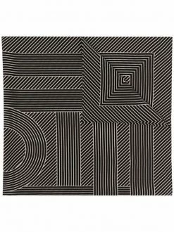 Budget ⭐ Logo Embroidered Silk Scarf By Totême ⌛