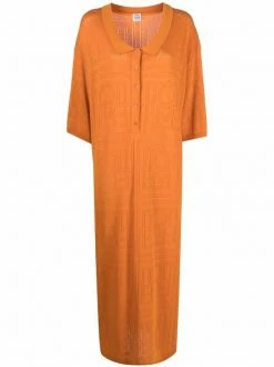 New ✨ ( New Season ) Monogram Pointelle 👗 Dress By Totême 🎉