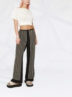 Brand new ✨ ( New Season ) Crinkled Boat Neck Crop Top By Totême ⌛ -Totême sale2022 18058488 38931948 600