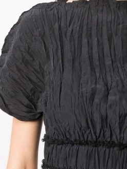 Best Pirce 😀 ( New Season ) Crinkled Boat Neck Crop Top By Totême 😉 -Totême sale2022 18059076 38264891 600