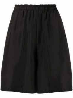 Buy ⭐ ( New Season ) Whipstitch Silk High-waisted Shorts By Totême 🎁