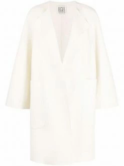 Brand new 🛒 ( New Season ) Doublé Patch-pocket Cape 🧥 Coat By Totême 🎉