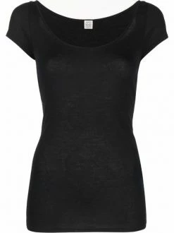 Flash Sale ⌛ ( New Season ) Scoop-neck T-shirt By Totême 👍