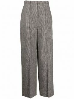 Outlet ⌛ ( New Season ) Houndstooth High Waisted Trousers By Totême 👏