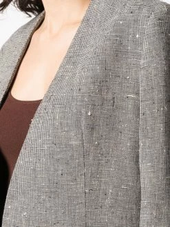 Discount 🛒 ( New Season ) Fine Houndstooth Print Blazer By Totême 👏 -Totême sale2022 18186877 38818704 600