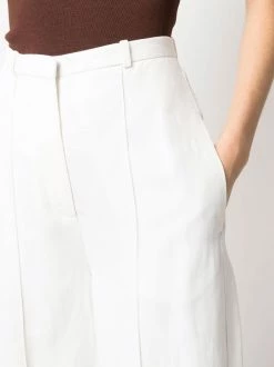 Flash Sale 🌟 ( New Season ) Cotton-linen Blend Tailored Shorts By Totême ⭐ -Totême sale2022 18210904 38821082 600