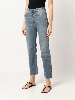 Buy 😀 ( New Season ) Cropped Straight-leg 👖 Jeans By Totême 😉 -Totême sale2022 18236132 39225592 600