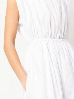 Flash Sale 🌟 ( New Season ) Sleeveless Elasticated Cotton Midi 👗 Dress By Totême ✨ -Totême sale2022 18237180 39225606 600