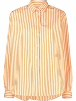 Flash Sale 🔔 ( New Season ) Striped Relaxed-fit 👚 Shirt By Totême 🧨